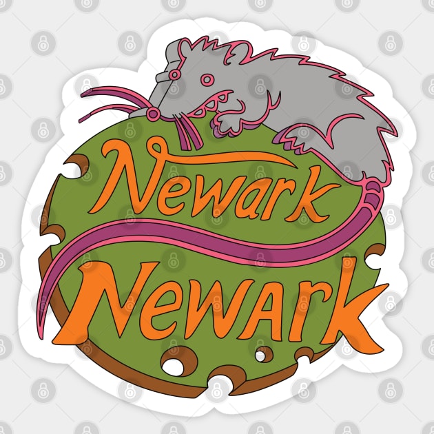 Newark Newark Sticker by saintpetty